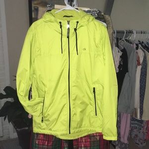 CALVIN KLEIN | FLEECE LINED HOODED WINDBREAKER